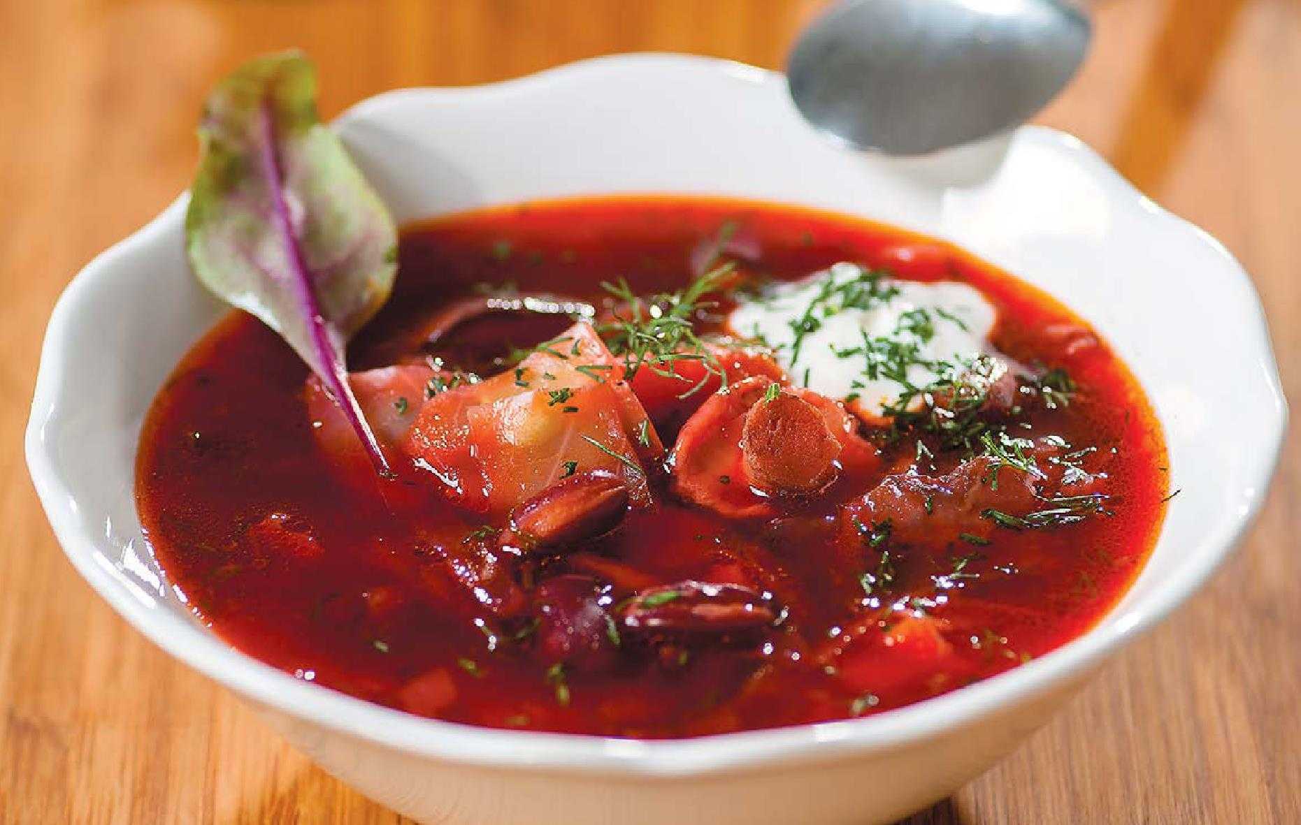 Борщ с фасолью - рецепт, очень вкусно, бесподобно