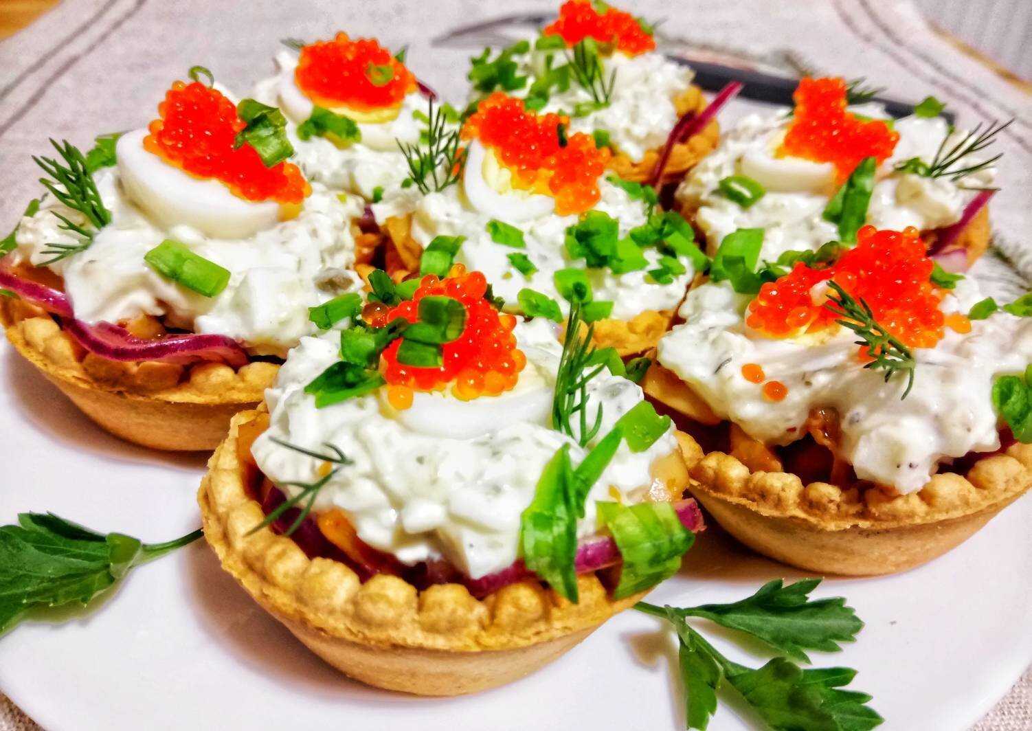 Тарталетки с начинкой на праздничный стол. 17 самых вкусных рецептов