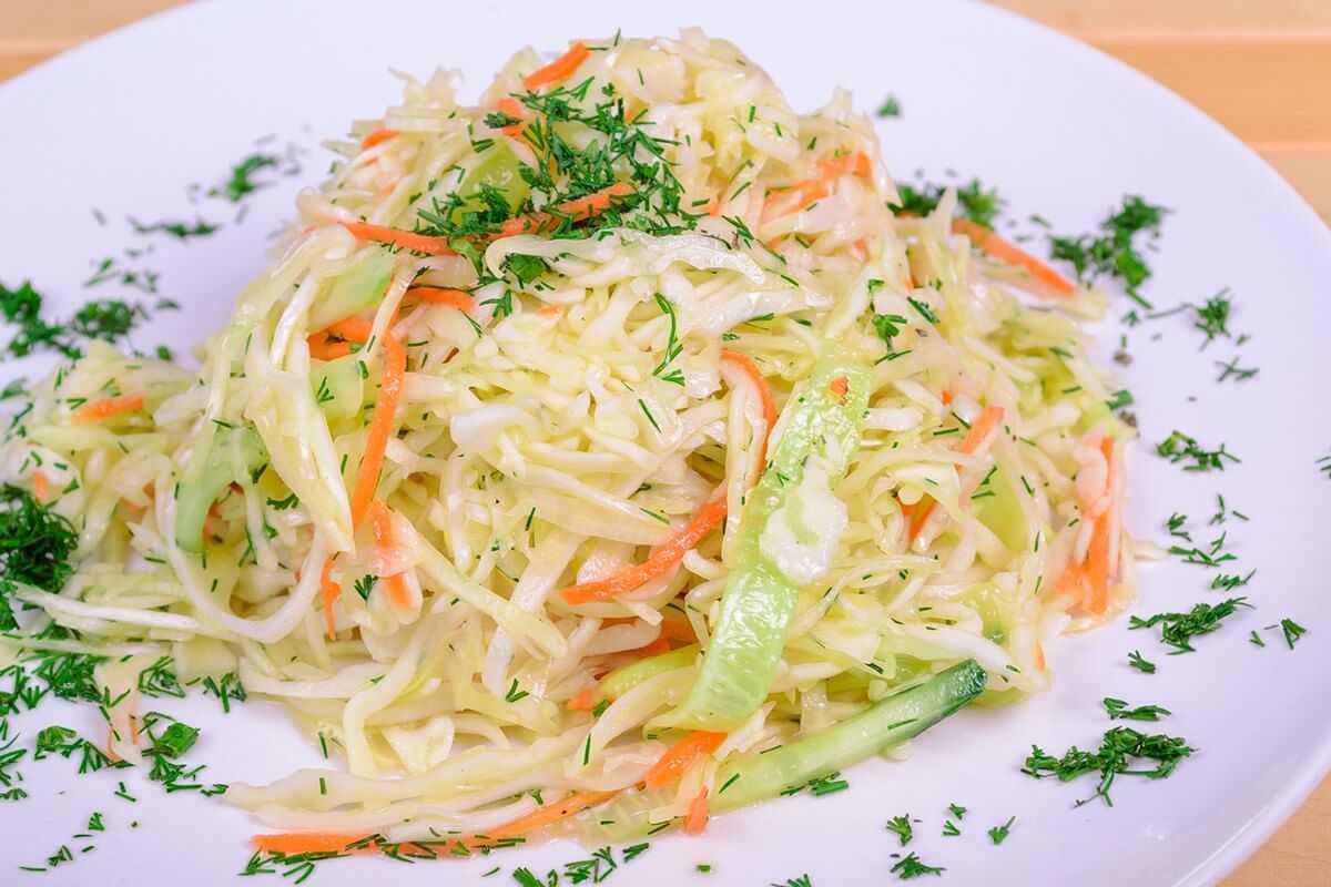 Салат из свежей капусты – 7 очень вкусных и быстрых рецептов
