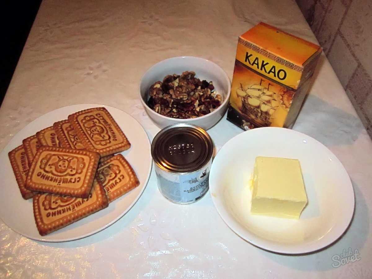 Пирожное «картошка» из печенья: рецепт со сгущенкой и маслом в домашних условиях