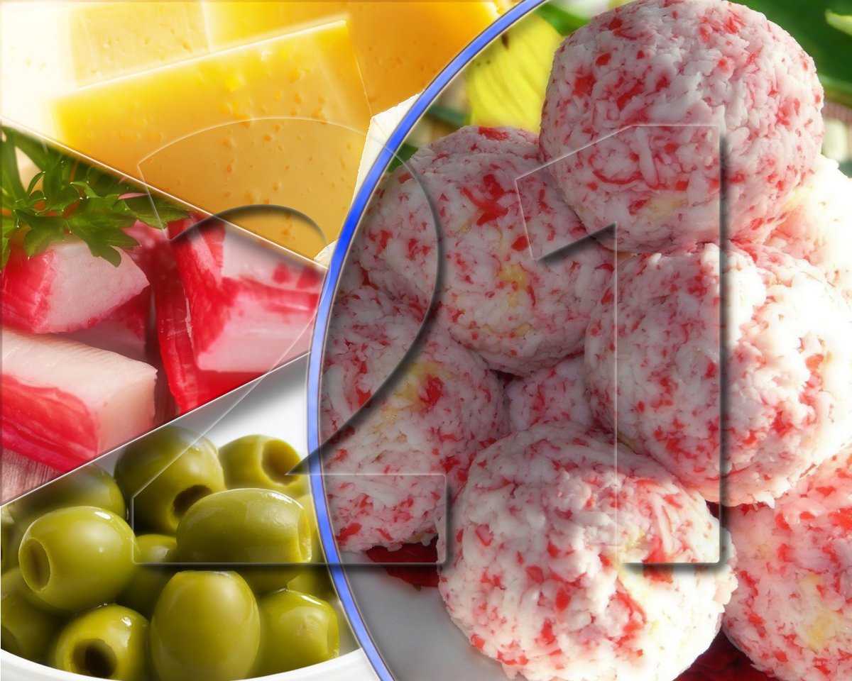 Рафаэлло из крабовых палочек и сыра рецепт