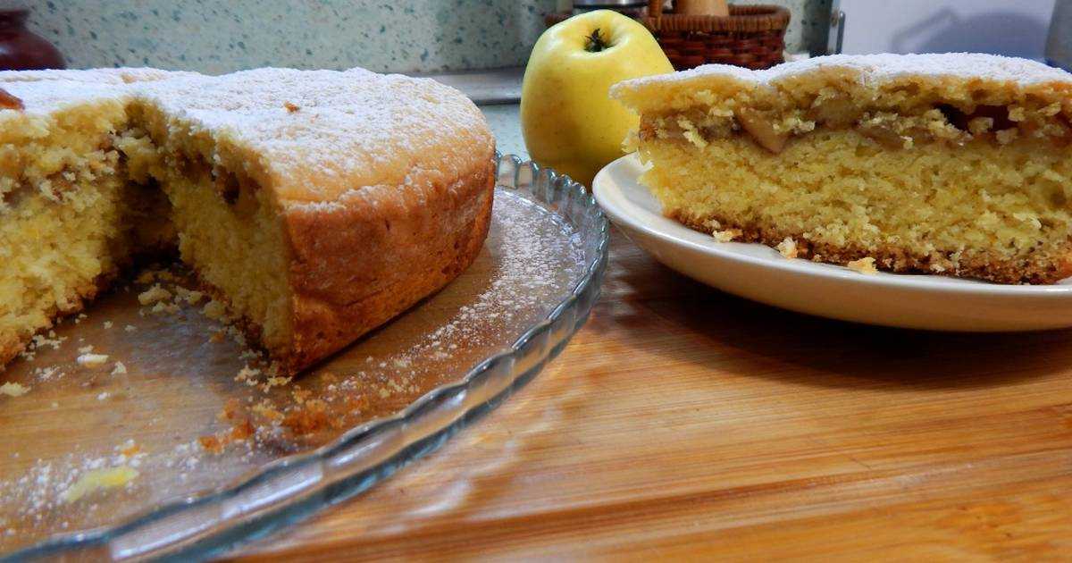 Балую своих внуков вкуснейшей выпечкой из своего детства: яблочно-цитрусовый пирог
