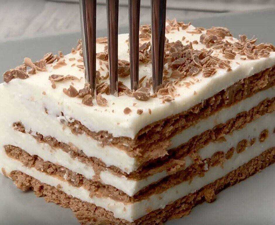 Торт из печенья без выпечки: 12 простых и вкусных рецептов (пошагово)