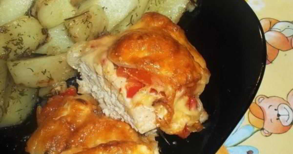 Куриная грудка под шубкой в духовке от шефмаркет