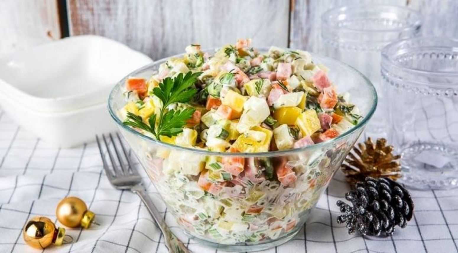 Рецепты салата оливье - простые и вкусные к праздничному столу