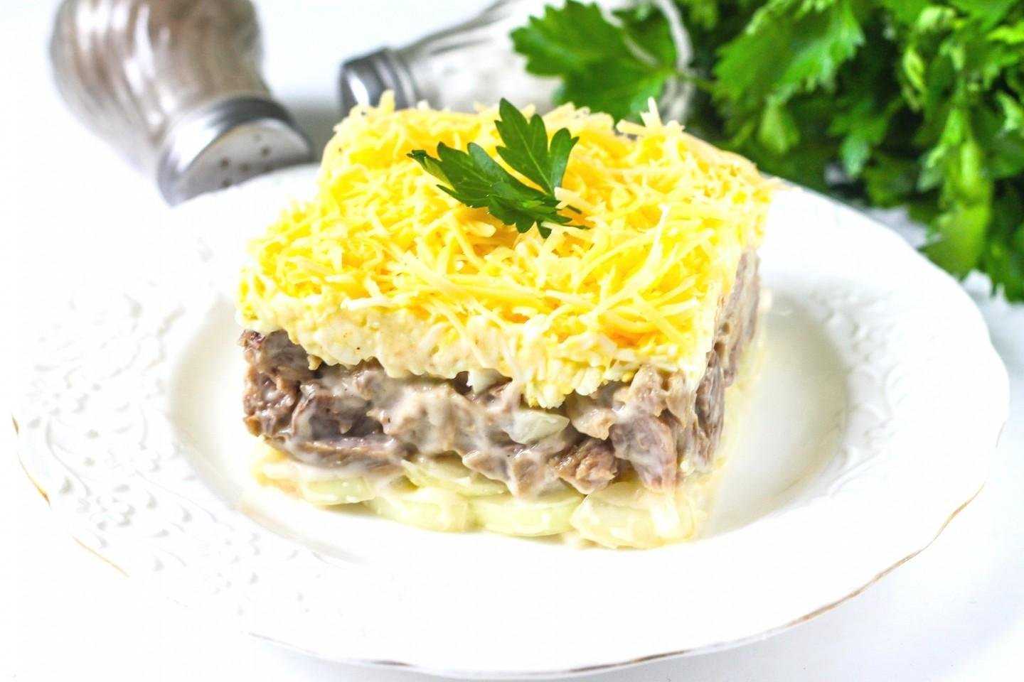 Салат "мужской каприз" с говядиной — вкусный рецепт