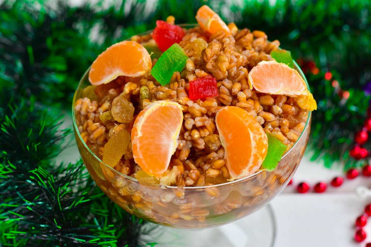 Кутья на рождество — рецепт традиционной кутьи (сочиво) с рисом и изюмом