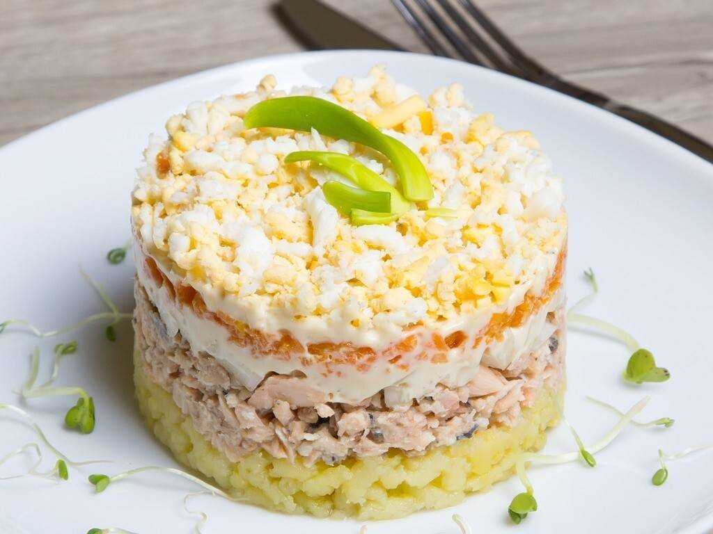 Салат мимоза классический — 9 домашних вкусных рецептов приготовления