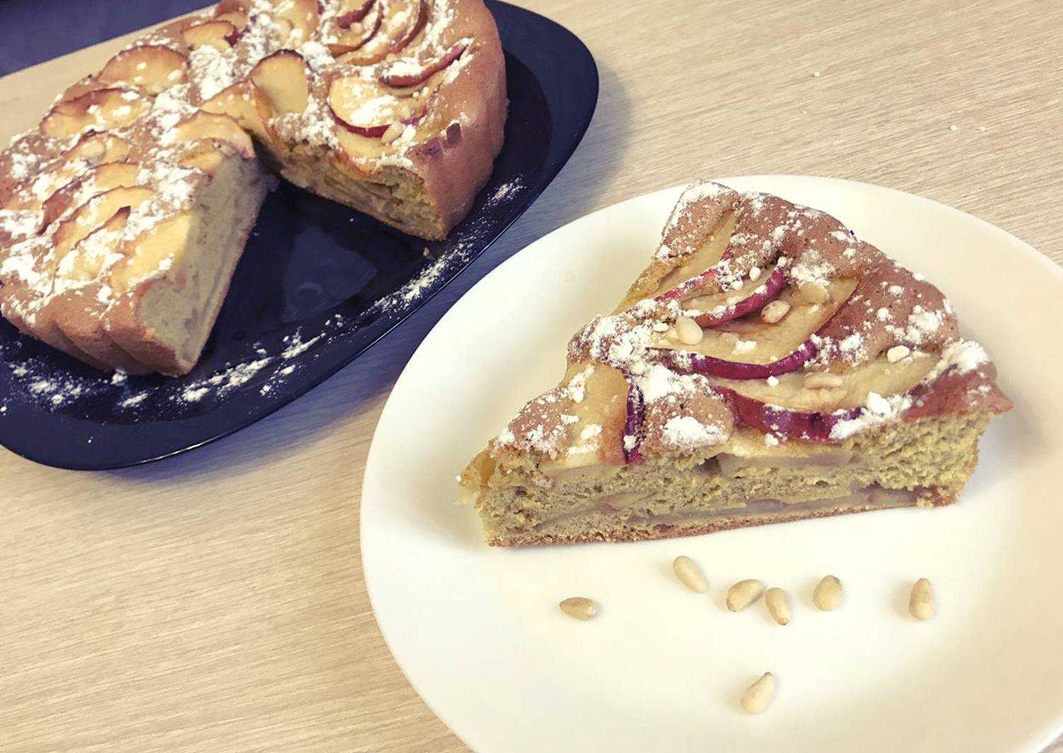 Пп шарлотка с яблоками — диетические рецепты выпечки