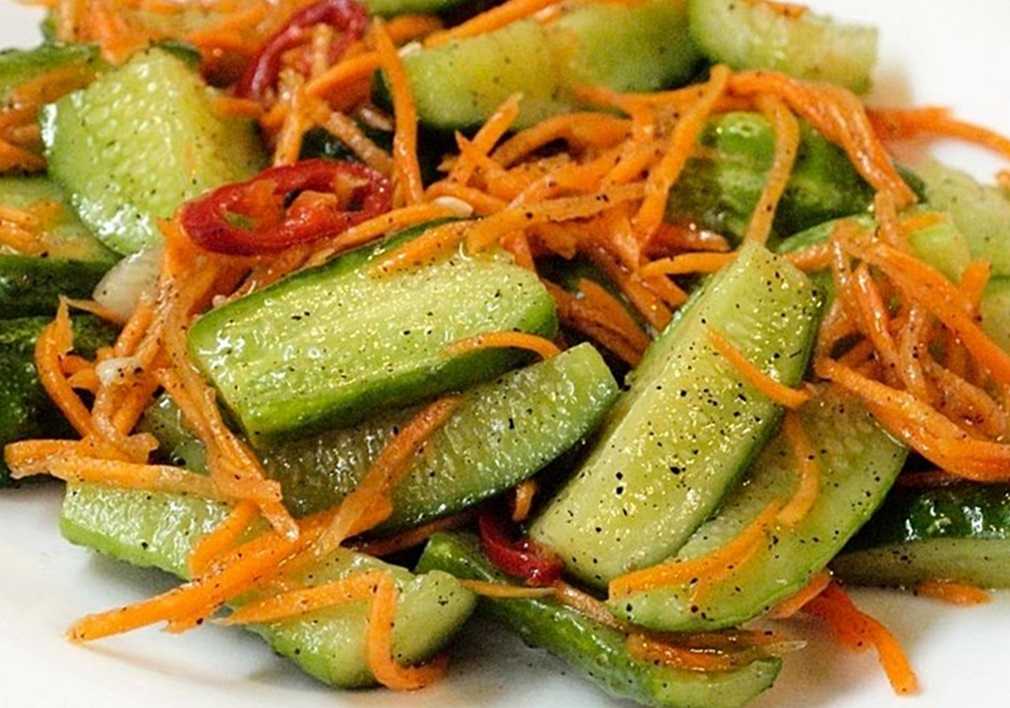Салат из свиных ушей по-корейски. рецепт с огурцом и морковью