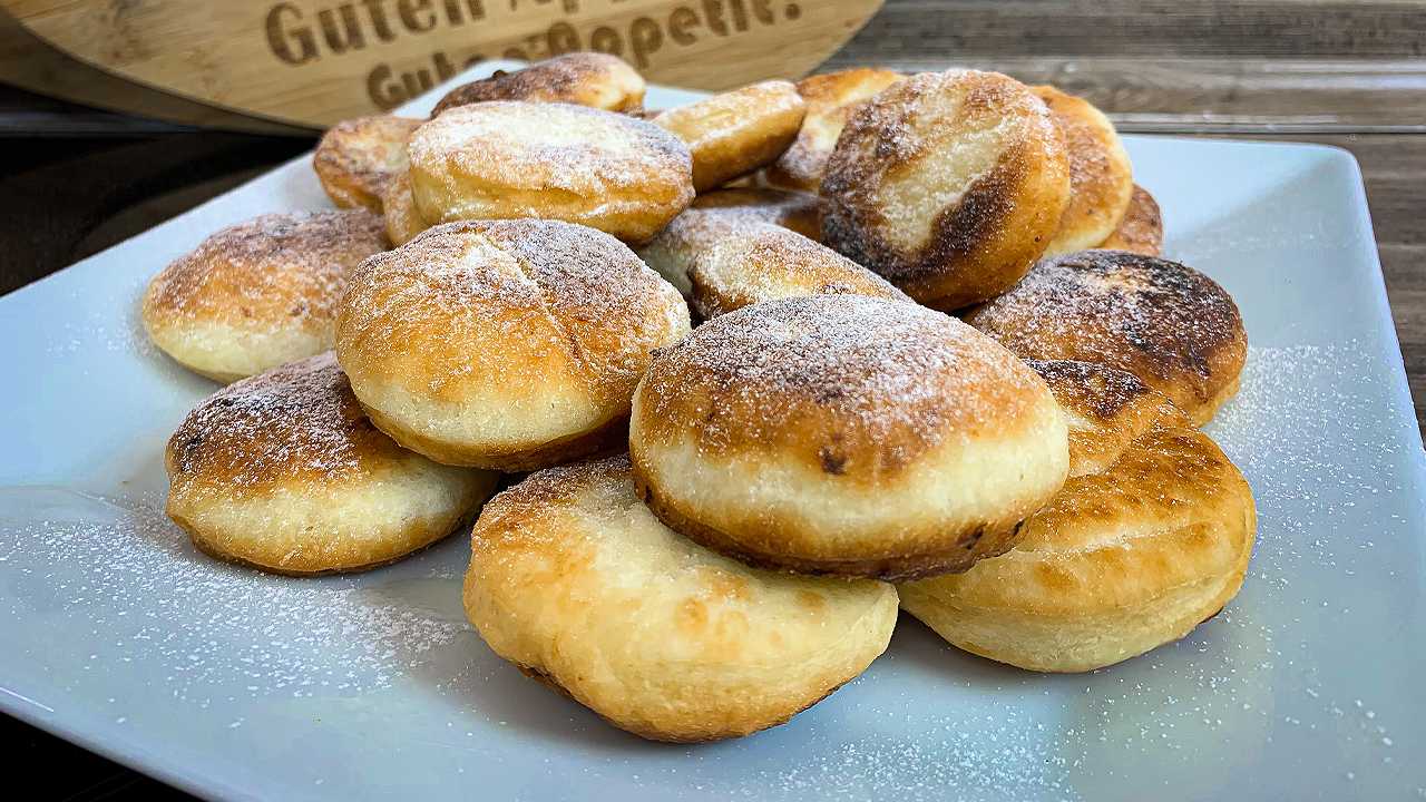 Пышки на кефире жареные на сковороде, как у бабушки