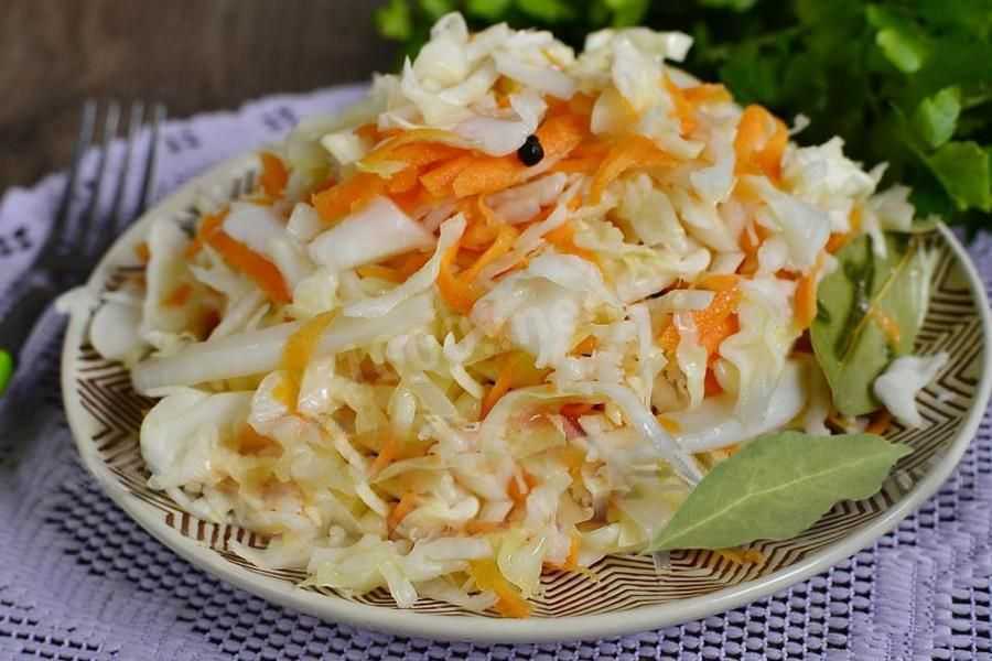 Маринованная капуста быстрого приготовления — быстро и очень вкусно